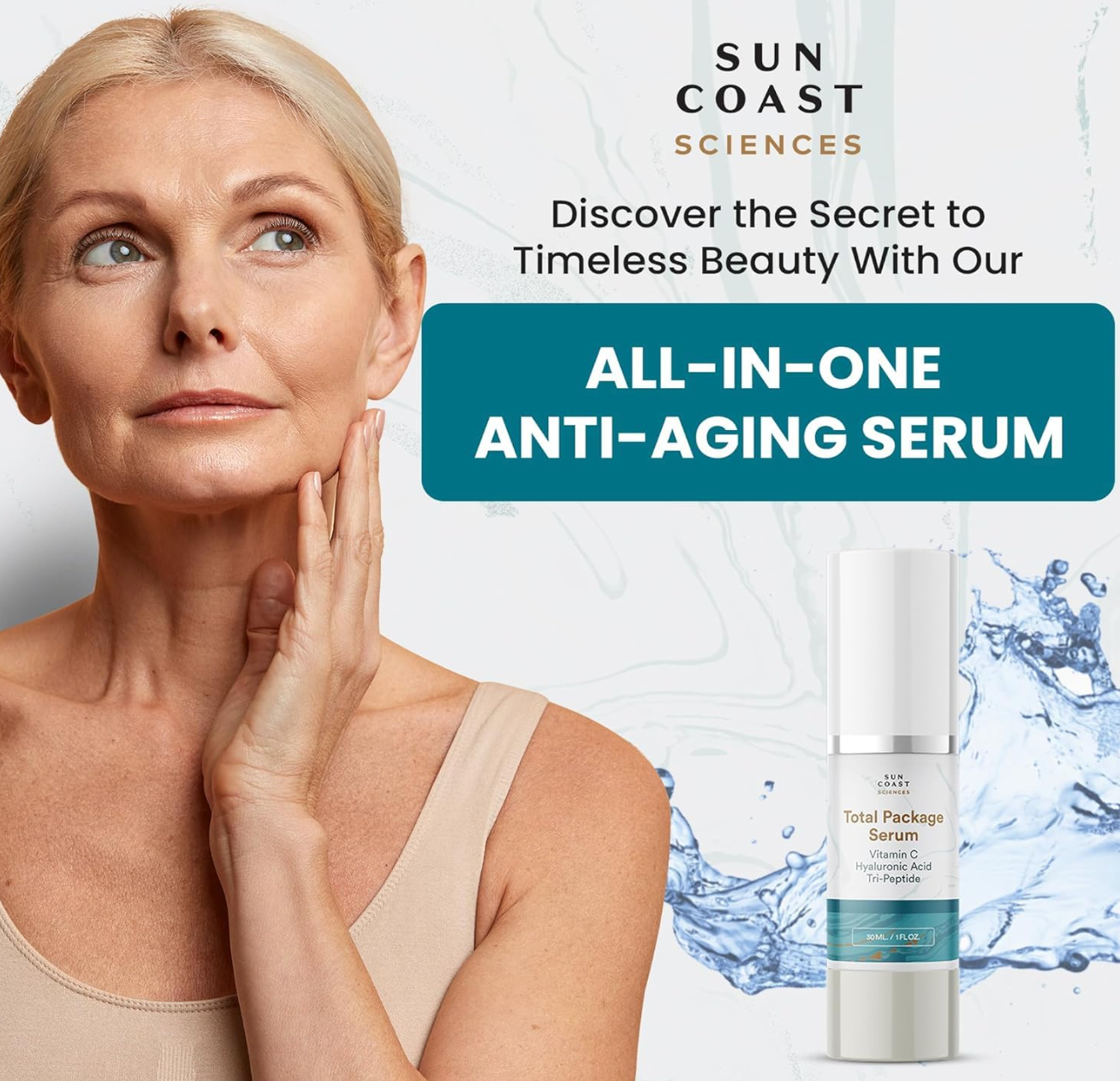 Sun Coast Sciences Serum, All-In-One Vitamin C, 30ml